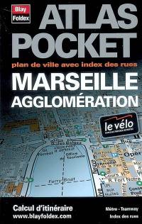 Marseille agglomération : plan de ville avec index des rues