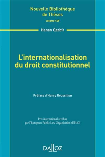 L'internalisation du droit constitutionnel