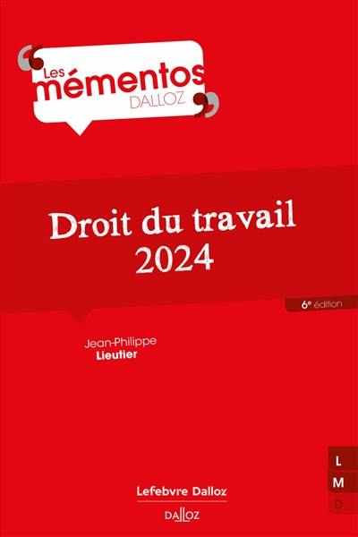 Droit du travail : 2024