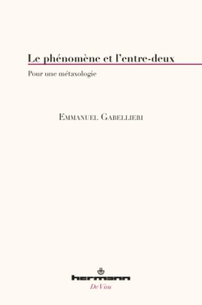 L'entre-deux : pour une métaxologie