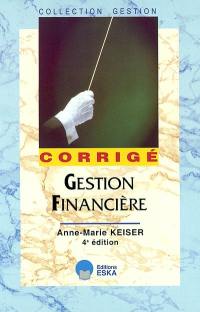 Gestion financière : corrigés