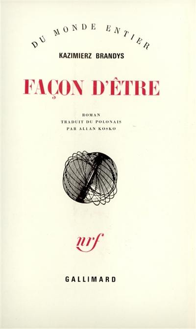 Façon d'être