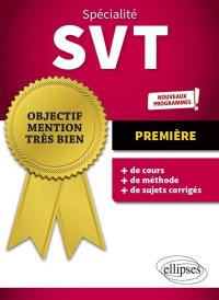 Spécialité SVT première : nouveaux programmes