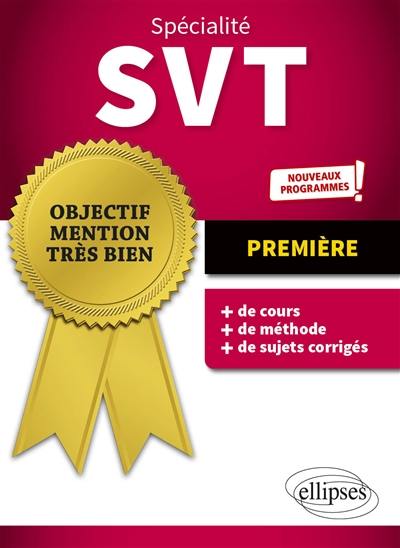 Spécialité SVT première : nouveaux programmes