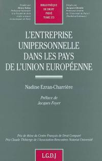 L'entreprise unipersonnelle dans les pays de l'Union européenne