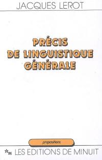 Précis de linguistique générale