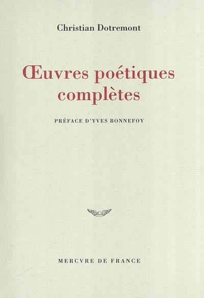 Oeuvres poétiques complètes