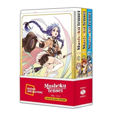 Moshoku tensei : pack spécial vol. 01 à 03 + carnet de notes offert