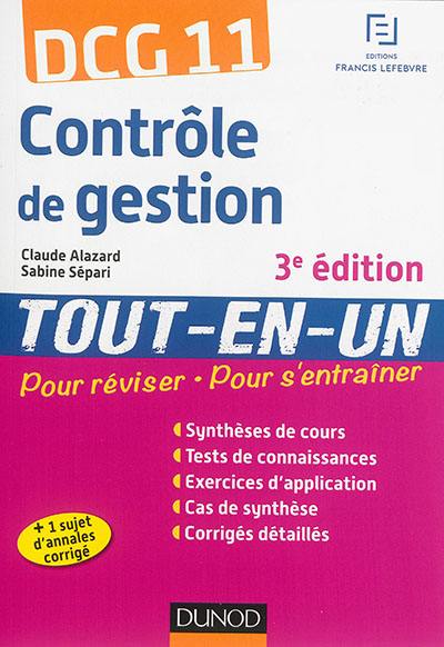 Contrôle de gestion, DCG 11 : tout-en-un