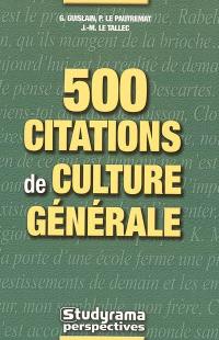 500 citations de culture générale