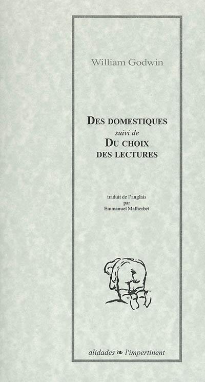 Des domestiques. Du choix des lectures, 1797