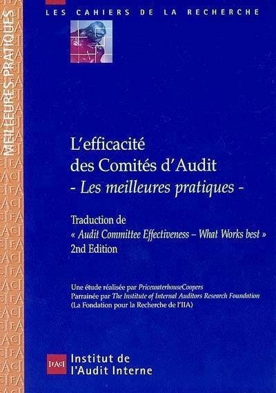 L'efficacité des comités d'audit : les meilleurs pratiques