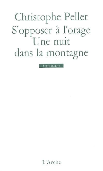 S'opposer à l'orage. Une nuit dans la montagne