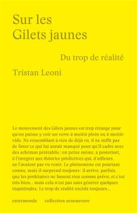 Sur les gilets jaunes : du trop de réalité