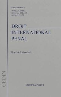 Droit international pénal