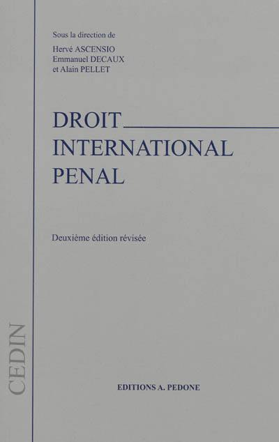 Droit international pénal