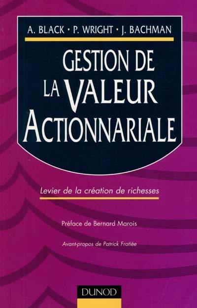 Gestion de la valeur actionnariale