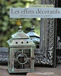 Les effets décoratifs : dorures, peintures et patines