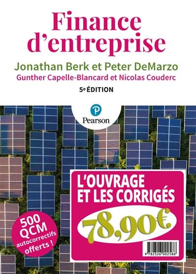 Finance d'entreprise : l'ouvrage et les corrigés