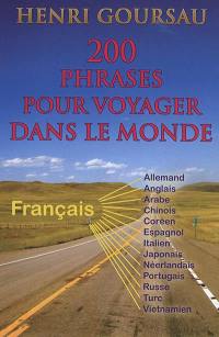 200 phrases pour voyager dans le monde