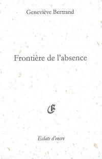 Frontière de l'absence