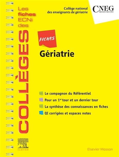 Fiches gériatrie