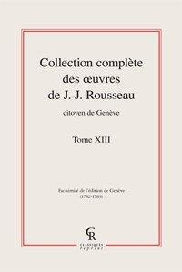 Oeuvres complètes. Vol. 13