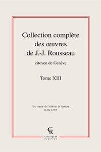 Oeuvres complètes. Vol. 13