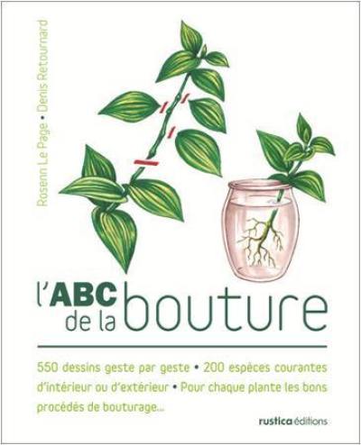 L'abc de la bouture : 550 dessins geste par geste, 200 espèces courantes d'intérieur ou d'extérieur, pour chaque plante, les bons procédés de bouturage...