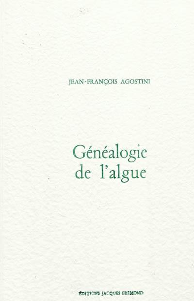 Généalogie de l'algue