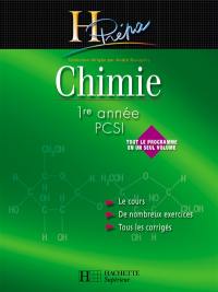 Chimie 1re année PCSI