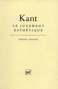 Le jugement esthétique : textes choisis