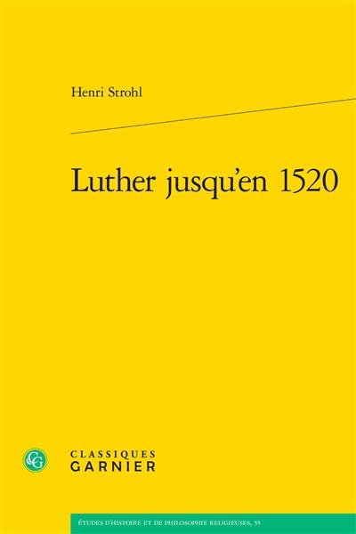 Luther jusqu'en 1520