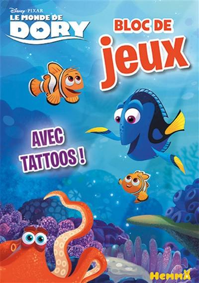 Le monde de Dory : bloc de jeux avec tattoos !