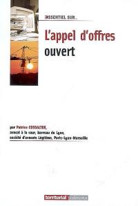 L'appel d'offres ouvert