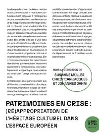 Patrimoines en crise : (ré)appropriation de l'héritage culturel dans l'espace européen