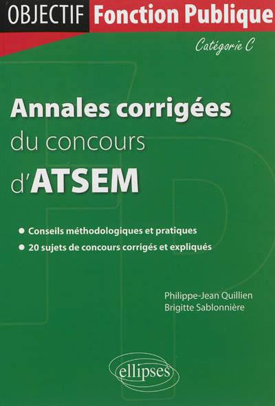 Annales corrigées du concours d'ATSEM : catégorie C