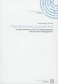 L'agrobusiness aujourd'hui : les agro-carburants, un frein à la sécurité alimentaire dans les pays en développement ?