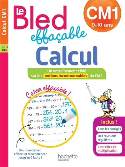 Le Bled effaçable, calcul, CM1, 9-10 ans