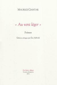 Au vent léger : poèmes