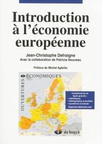 Introduction à l'économie européenne