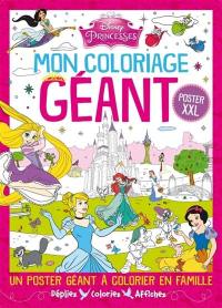 Princesses Disney : mon coloriage géant