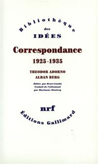 Correspondance 1925-1935