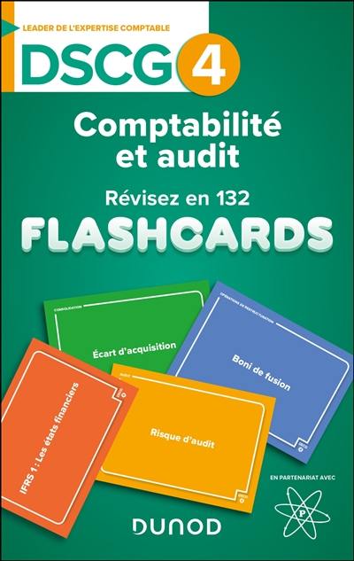 DSCG 4, comptabilité et audit : révisez en 132 flashcards