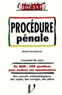 Procédure pénale