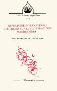 Répertoire international des thèses sur les littératures maghrébines