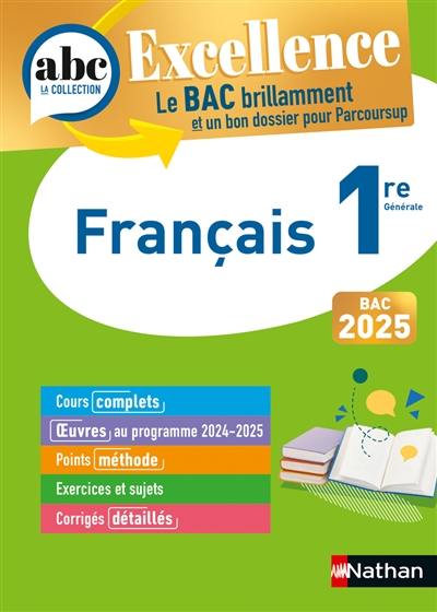 Français 1re générale : bac 2025