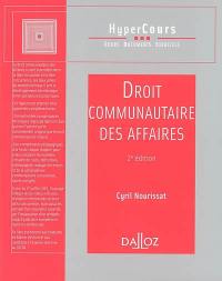 Droit communautaire des affaires