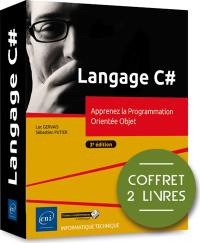 Langage C# : apprenez la programmation orientée objet : coffret de 2 livres