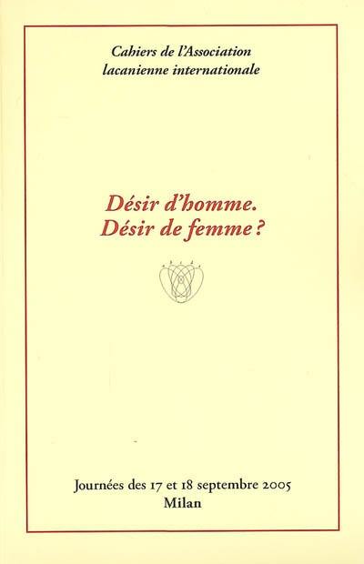 Désir d'homme, désir de femme ?